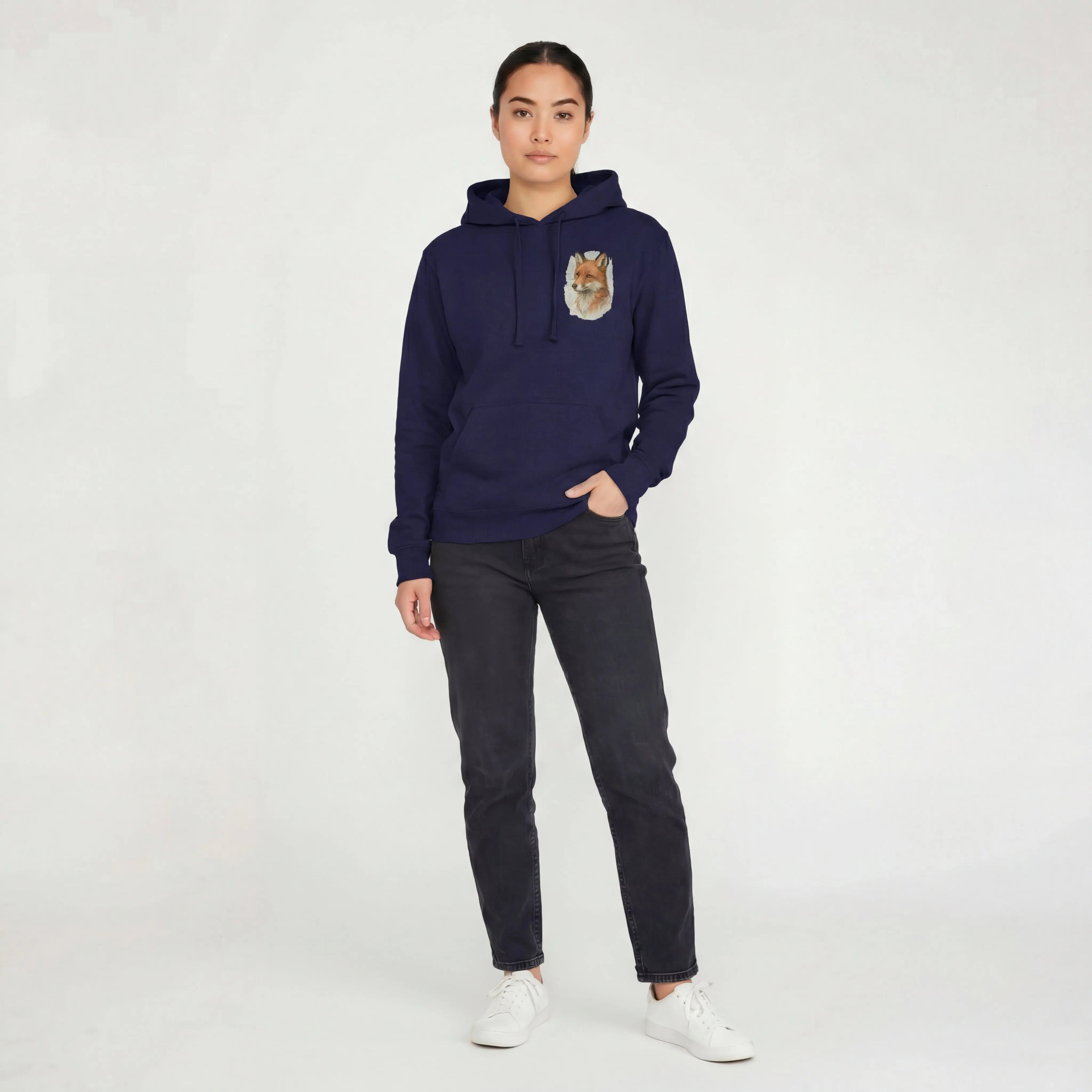 Unisex Fox Hoodie Tierbrüder